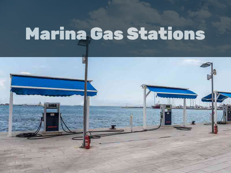 Installing a Marina Gas Station for Boats